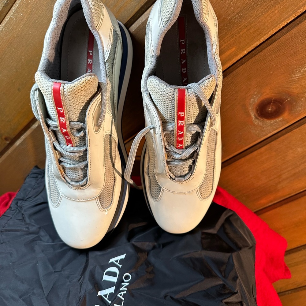PRADA sneakers used - still in great shape asking $250 originally $1100.00 #8 - Picture 4 of 15